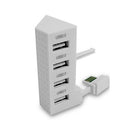 ABS Modern 4 Port USB 2.0 HUB USB Extension Adapter Fit For Xbox One S Console