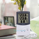 Indoor Outdoor Digital LCD Thermometer Hygrometer Humidity Temperature Meter