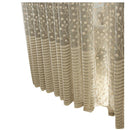 Gray Striped Pachira Drape Balcony Bedroom Living Room Window Drape Curtain