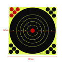 10 sheets/set Shooting Targets Glow Florescent Paper Target for Hunting Ar BX