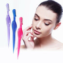 20Pcs Eyebrow Trimmer Razor Makeup Removal Eyebrow Scissors Shaper Mini Sha B9V4