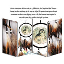 Dream Catcher With Feathers Fantasy Wall Art Hanging Decor Ornament Wolf Gift