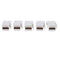 5x HDMI A Female/F Snap-in Coupler Jack Insert for Keystone Wall Plate