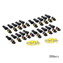 20 Set 2 Pins Car Waterproof Electrical Connector Plug with 18 AWG Wire Marine