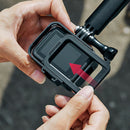 Housing Case Plastic Frame Protection Case Shell Fits Gopro Hero 8 Black Camera