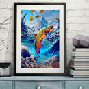 5D DIY Full Drill Diamond Painting Fish Embroidery Mosaic Craft Kit (L804)
