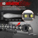 6D Single-Row Led Working Light Indicator For Off-Road Vehicles