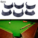 6Pcs/Set Billiard Pool Table Valley Pocket Liners Rubber Billiard Replacement BX