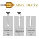 6pcs Hex Shank Five-blade Chamfering Drill Bit High Carbon Steel Titanium P S4M2