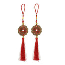 Qing Dynasty Red Chinese Knot Luck Coins Wealth Home Decor Ornament style 10