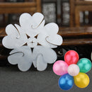 Hot 2X Plum flower Clip Tie 6.5 cm Balloom Shape Clip Party Decoration SELJ