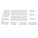 13pcs Leather Sewing Tool Clear Acrylic Wallet Purse Stencil Template Crafts