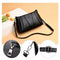 Women Girls Zipper PU Crossbody Messenger Bags Casual Pure Shoulder Handbag