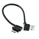 Up Angled 90 Degree USB 3.0 to Micro USB 3.0 10Pin Data Charger Cable