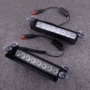 Styling 8 LED 3 In 1 Car Dash Emergency Strobe Flash Light Bar Warning Traffic