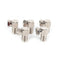 5X Right Angle 90 Degree Coaxial Connector F Male To F Female Adapter RG6 RG5 LJ