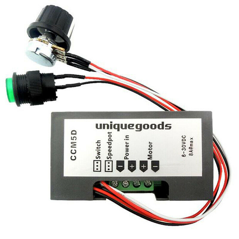 Digital Display Led 6V 12V 24V PWM DC Motor Controller Variable Speed RegulS Ew