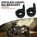 Car Motorcycle Off-Road LED Light Bar Brackets 1.25 inch Bar Tube Clamps 2 Pack