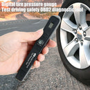 2 in 1 Car Brake Fluid Tester Check Pen Digital Tire Tyre Pressure Gauge