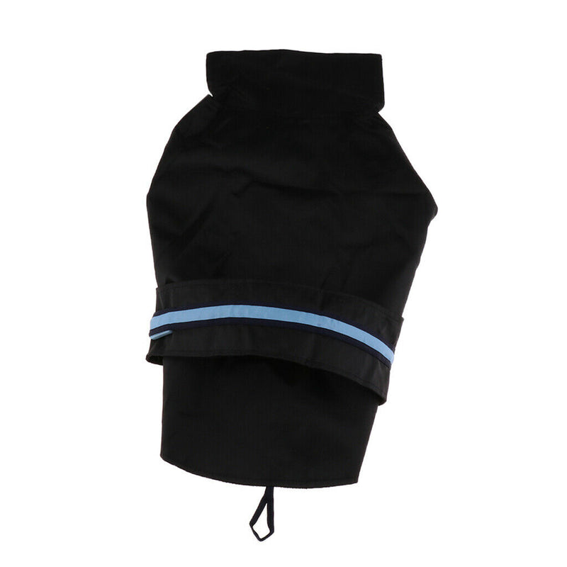Pet Dog Waterproof Clothes with LED Luminous Strip Reflective Coat Black XL