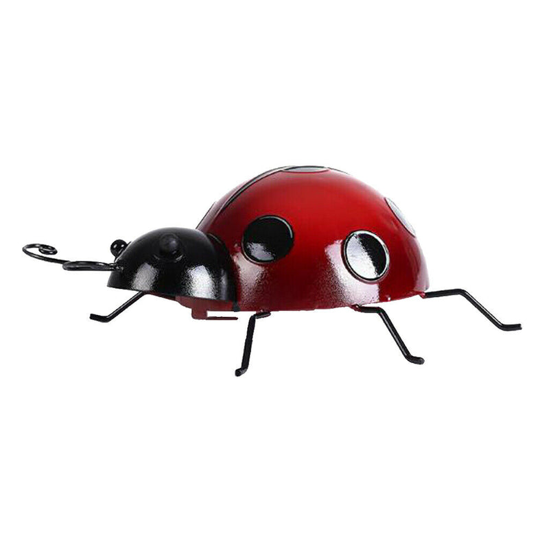 15x 10cm Ladybug Insect Ornament Home Garden Decor Wall Hanging Art Crafts Gift