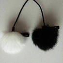 Black Fur Windscreen Windshield Wind Muff For Lapel Mic Microphone Lavalier I5Y0
