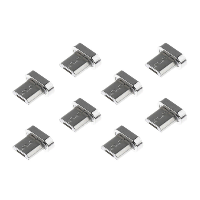 8Pack  Tip Micro USB Connector For Magnet Cable Data Sync & Charge