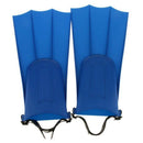 Kids Adults Adjustable Fins Swimming Diving Swimming Fins - Blue, M: 30-36