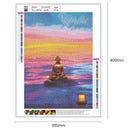 5D DIY Full Drill Diamond Painting Buddha Statue Cross Stitch Kits (hg258)