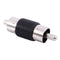 Straight AV RCA Male to Male Connectors Couplers Adapters 6 Pcs W5V6