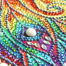 5D DIY Special Shaped Diamond Painting Peafowl Cross Stitch Kit Home Decor