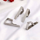 4X Lengthened stainless steel tablecloth cover clips holder cloth clamps partyJR