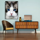 5D DIY Diamond Painting Full Drill Cross Stitch Cat Art Embroidery Mosaic