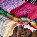 150 Colors Embroidery Thread Hand Cross Stitch Floss Sewing Skeins DIY Craft
