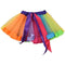 Kids Lovely Handmade Colorful Tutu Skirt Girls Rainbow Tulle Tutu Mini Skir D4K9