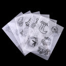 6x Christmas Shrink Paper Film Sheets Heat Shrinkable Paper for Kids Gift