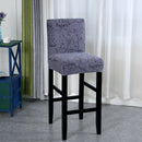 2x Dining Chair Covers Stretch Bar Side Stool Slipcovers for Cafe Salon