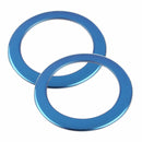 2X BLUE Car Stereo Speaker Cover Trim fit for Mitsubishi Outlander Sport ASX RVR