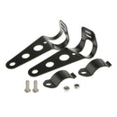 Black Motorcycle Motorbike Head Lamp Holder Headlight Mounting Brackets Fork