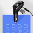 F40 Car FM Transmitter Bluetooth 5.0 AUX Handsfree MP3 Player USB Charger