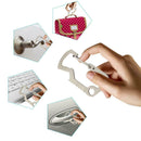 Portable Non-contact Door Opener Convenience Hand Press Elevator Tool Keychain