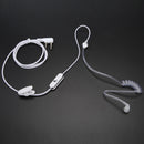 2 Pin Acoustic Tube PTT MIC Earpiece Earphone for Baofeng Retevis Radios A