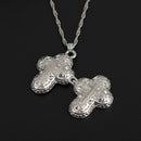 Stainless Steel Cross Urn Pendant Cremation Ashes Memory NecklalyJ Gw