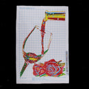 DIY Cross-Stitching Kit with Pre-Printed Modern Style Patterns Art Crafts