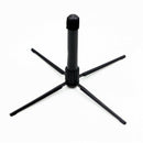 Western Concert Flute Tripod Holder Stand with 4 Metal Legs Black