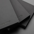 A5 Black Notepad Notebook Diary Daily Memos Planner Agenda Notebook Sketchb T8J6