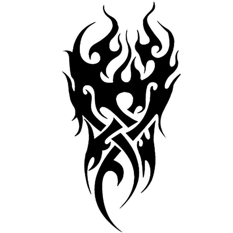 Removable Men's Temporary Tattoo Waterproof Totem Body Art Stickers Arm Leg F2P8