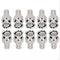 10pcs/Set BNC Male To RCA AV Female Coaxial Connector Adapter For CCTV Camera