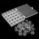 25pcs/box Plastic Industrial Sewing Machine Bobbins for Brother Janome DIY