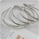 50 x Blank Plain Metal Headband 5mm Hair Band For Hair Accessories DIY Craft